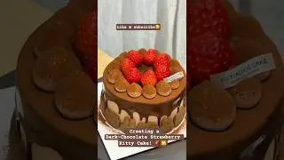 ! 🍓🐱Vanilla Cr&egrave;me Br&ucirc;l&eacute;e!#viral #cakedecorating #shortsfeed #cake #shorts