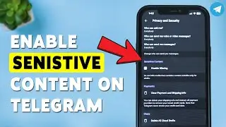 How To Enable Sensitive Content On Telegram | Telegram NSFW Filter Settings 2025