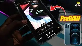 Apple ProRAW Photo Editing on iPhone 12 Pro Max