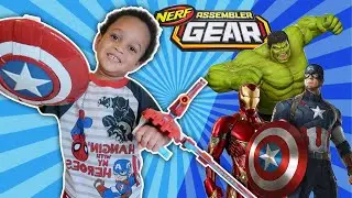 NERF AVENGERS INFINITY WAR ASSEMBLER GEAR TEST & UNBOXING | Bryson Toys TV