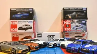 【トミカ開封】ぐらぐら！ミニカーつみつみ 〜GT-Rを重ねてみた〜　｜NISSAN GT-R Miniature Car unboxing and stacking GT-R toycars ｜
