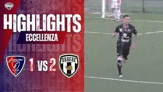 Calcio Eccellenza - Ferrini Cagliari-Polisportiva Ossese 1-2 (Highlights)