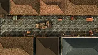 Shopping District W/Roofs