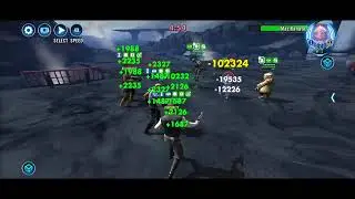 [3v3] Dash/Han/Chewie (wordy attacker) vs. Maz/SM-33/Quiggold (protection up): 56 banners