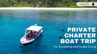 PRIVATE CHARTER BOAT TRIP FOR SNORKLEING AND SCUBA DIVING AT TURTLE BEACH, HAVELOCK ISLAND