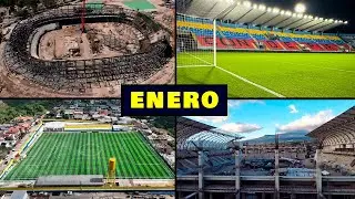 ACTUALIZACIÓN ENERO - Así avanzan los NUEVOS ESTADIOS y REMODELACIONES en CENTROAMÉRICA
