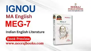 🎓IGNOU MA English | MEG-7 (Guide) | Neeraj Books Preview | Neeraj Publications