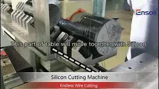 Silicon Cropping Machine/ Closed Diamond Wire Saw Machine-Ensoll  #Silicon   #Solar