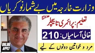 Ministry of Foreign Affairs Jobs, Govt Jobs in Pakistan, Foreign Affairs Jobs Online Apply in 2021