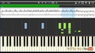 The Cat Empire The Lost Song Piano Cover [Synthesia Piano Tutorial]