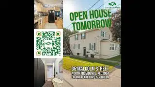 Reminder! 🔔 OPEN HOUSE TOMORROW! 35 Malcolm Street, North Providence, RI 02904
