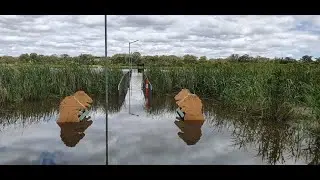Mannum South Australia 23 November 2022 the beginning of the floods
