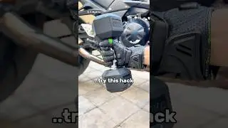 Hack to get air out of your motorcycle rear brake system without bleeding the brakes