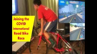 Zwift Road bike racing at home - testing our new Wahoo Kickr Snap bike trainer