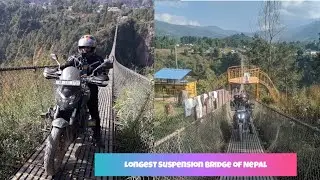 Riding on Longest Suspension Bridge in Nepal|International Ride |Couple on Dominar 400 2019| Ep. 05