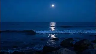 Fall Asleep in Minutes with Ocean Waves | Dark Screen Rolling Waves for Night Sleep