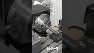 Turning welded parts on the lathe!