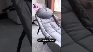 Product Link in the Comments! Relax Anywhere Foldable Recliner Single Bed