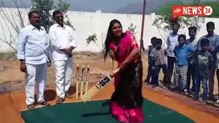 AP YSRCP Nagari MLA Roja Played Cricket | Actress Roja | Jabardasth Roja | AP Politics | YOYO NEWS24
