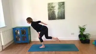 Single leg standing balance practice.