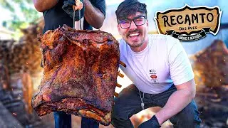 A DISNEY DO CHURRASCO - Costela fogo de ch&atilde;o c/ Buffet Mineiro &agrave; vontade