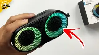 BIG SOUND with Lights! - Miatone Drum Bluetooth Speaker Unboxing & Test