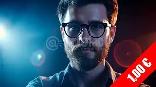 Tech Speaker Portrait &mdash; Modern Neon Studio | HD Stock Video (1080p)