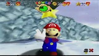 Super Mario 64 - Cool, Cool Mountain - Frosty Slide for 8 Red Coins