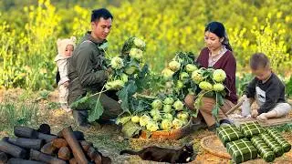 Full video: Harvesting Vegetables, Making charcoal and wrapping traditional New Year cakes