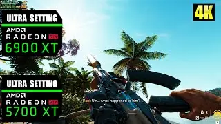 rx 6900 xt vs rx 5700 xt 4k ultra settings far cry 6