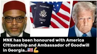 MNK has been honoured with America C!t!tezenship and Ambassador of Goodwill in Georgia..🇺🇲💪