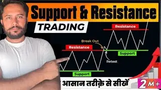 How To Draw Support And Resistance Correctly | Support and Resistance kaise Draw karen