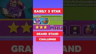 Easily 3 star Grand Stand Challenge in clash of clans - #clashofclans #shorts #grandstand #gaming
