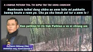 Pu Zaia chunga Pathian hnathawh ropui tak tak thlengte  || Pu Francis Zâithanga Bethlehem kawmna-4