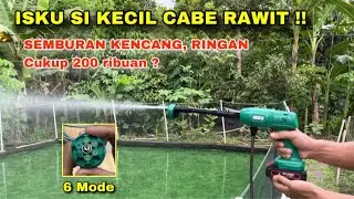 Review ISKU Jet Cleaner Cordless Harga 200 RIBUAN Bisa Beli Tanpa Baterai Apakah Semburannya Kencang