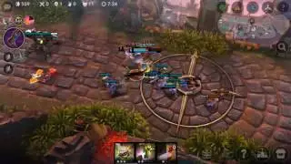 Vainglory Ranked match. Roam Petal.