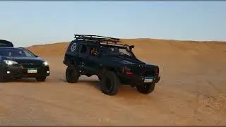Jeep_XJ VS Subaru_XV in African desert