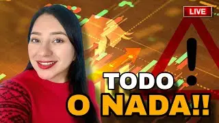 ⚠️ TODO O NADA HOY 🔥 SCALPING EN VIVO CON GABRIELA 💸📊