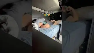 Вот как выглядит утро для пары водителей команды