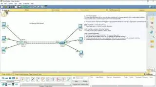 Configuring Etherchannel between two Switches using Packet Tracer