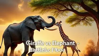 [Wild Planet TV] Giraffe vs Elephant &ndash; Battle for Food_| Wildlife Documentary