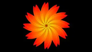 How to create 3D flower in CorelDRAW | 3D Flower design using blend tool | Graphic design tutorial