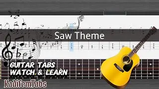 Hello Zepp (Saw Theme) &ndash; Acoustic Guitar Tutorial + TABs (Charlie Clouser) | Kadifem Tabs
