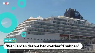 Cruiseschip botst tegen ijsberg
