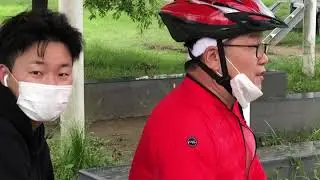 In September 2020, while riding a bicycle with my father and gyu bin