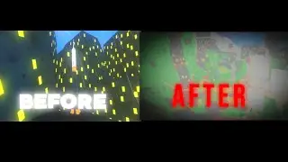 Before and after alien update in #gorillatag 