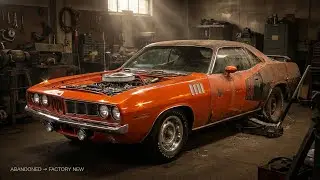 ASMR Car Restoration | Full Rebuild of 1967 Dodge Charger | Rust to American Muscle