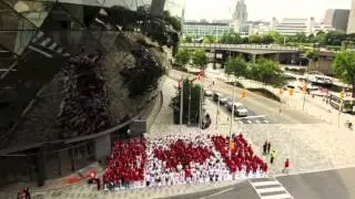 Downtown Rideau Presents- Ottawa's first Living Flag!