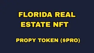 PROPY TOKEN UPDATE ($PRO) - First US Based Real Estate NFT Property Coming!