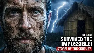 Alone in Heavy Rain &ndash; Building a Bamboo House to Survive.